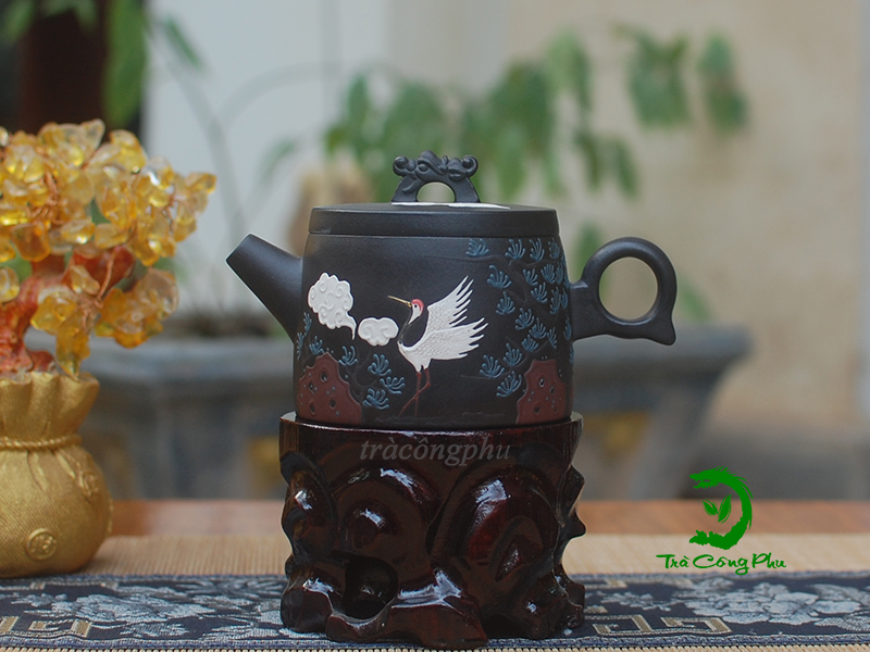 Ấm Tử Sa Tỉnh Lan Tùng Hạc Diên Niên – ATS1398