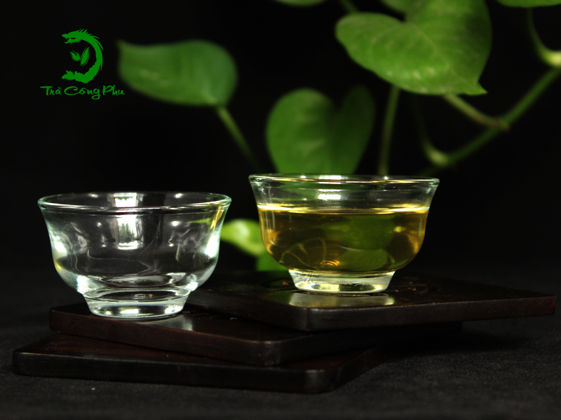 chén thủy tinh 2 lòng